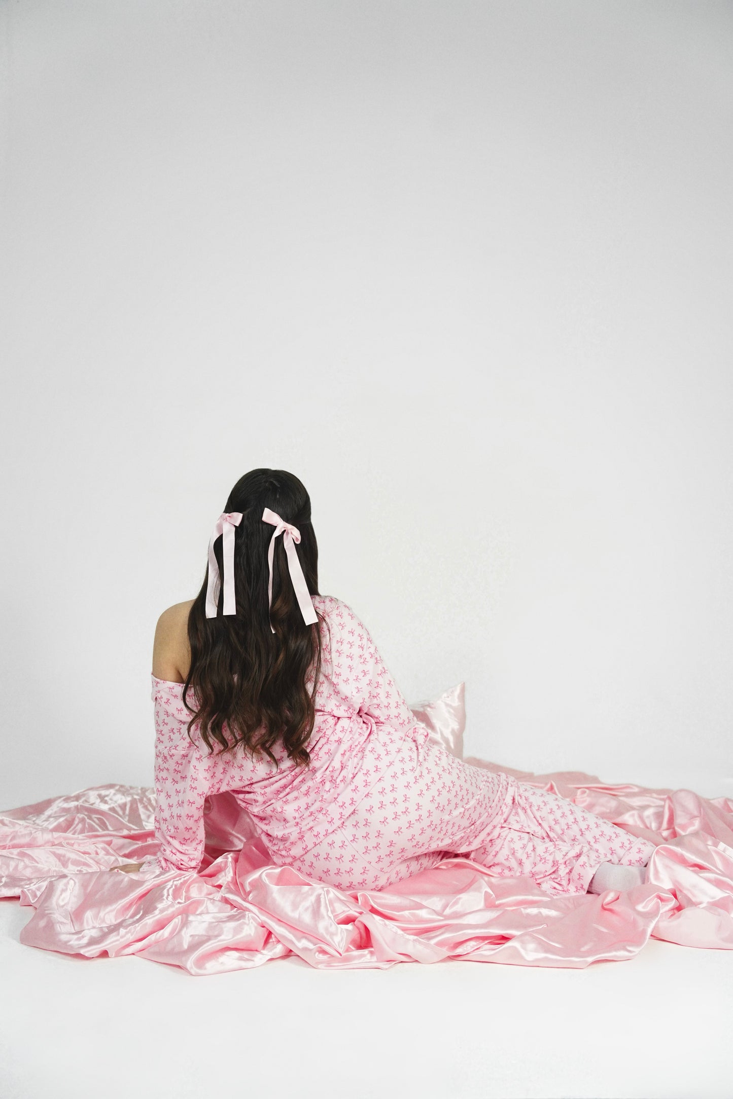 Pink On Pink Bow Set
